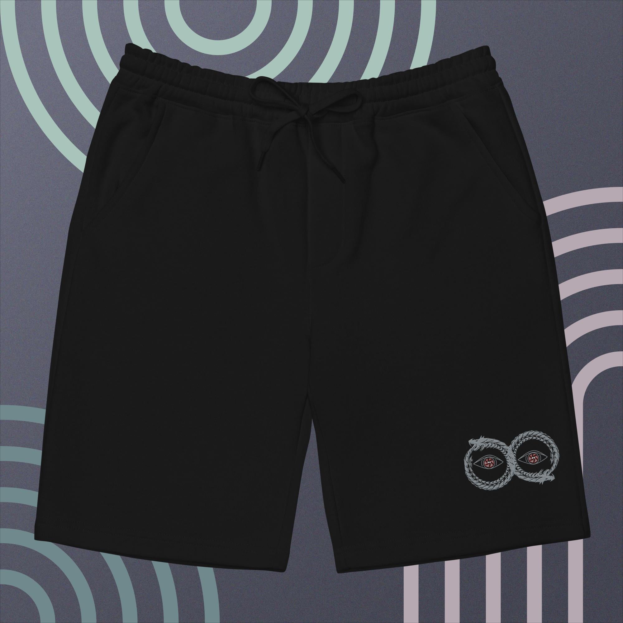 ouroboros vision  fleece shorts