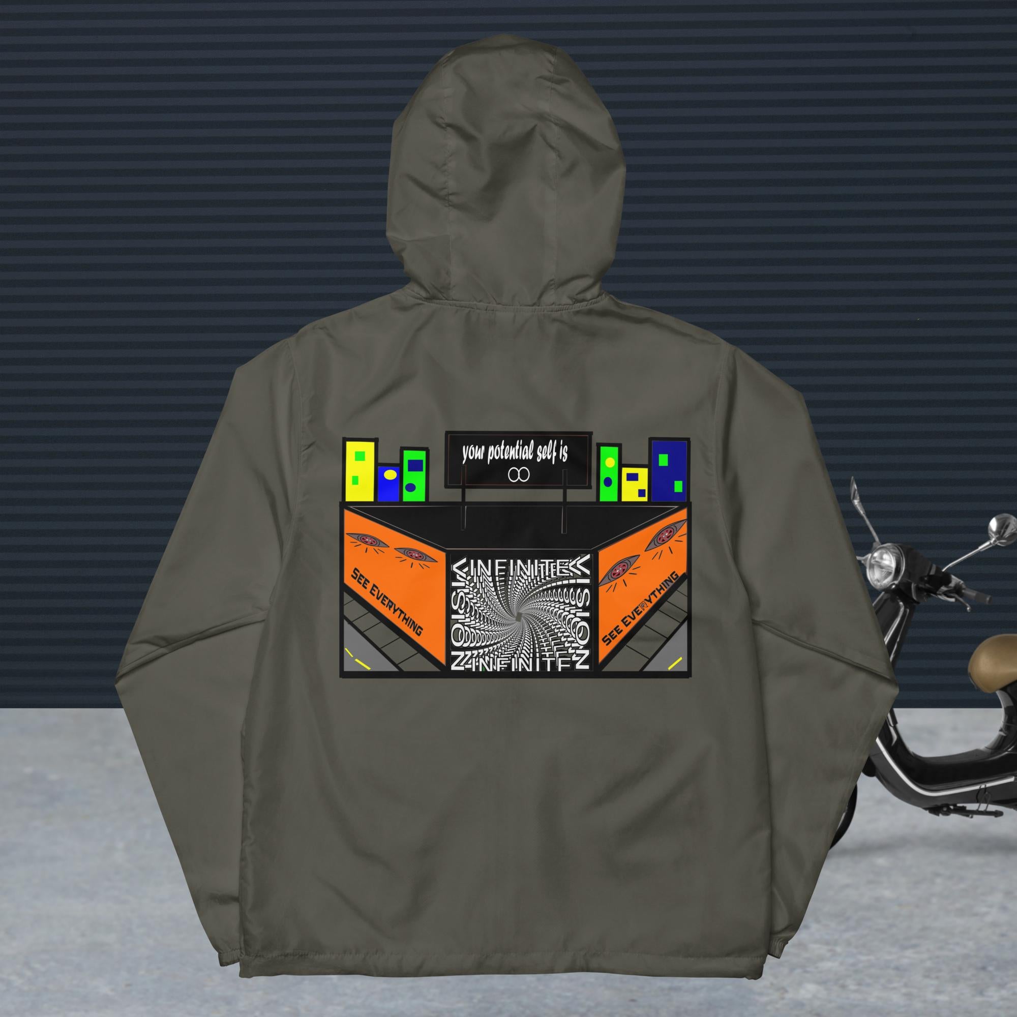Unisex IV Vortex zip up windbreaker