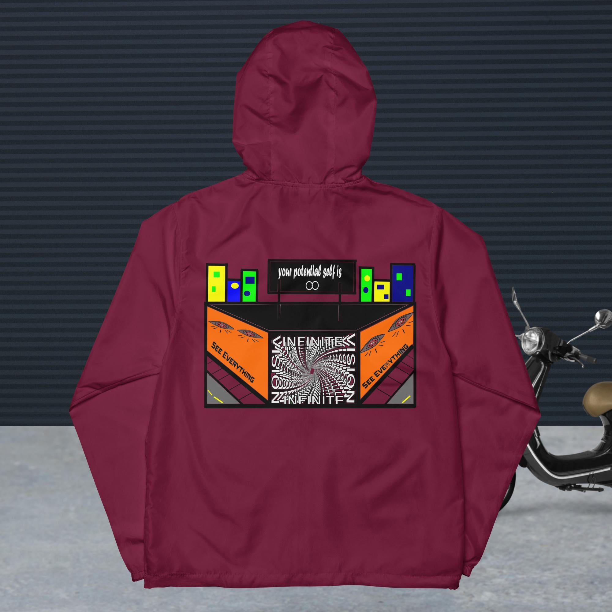 Unisex IV Vortex zip up windbreaker