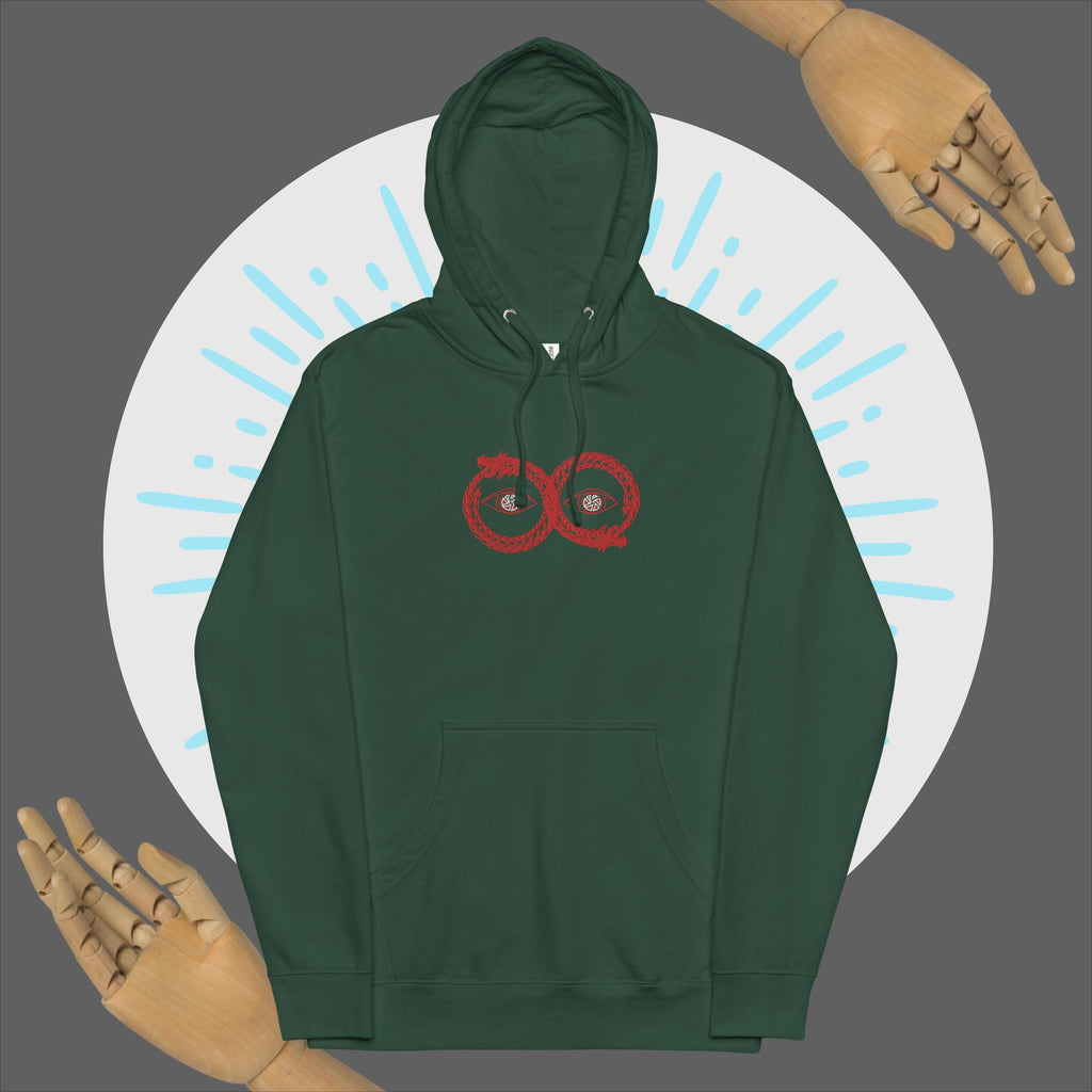 Red ouroboros midweight hoodie