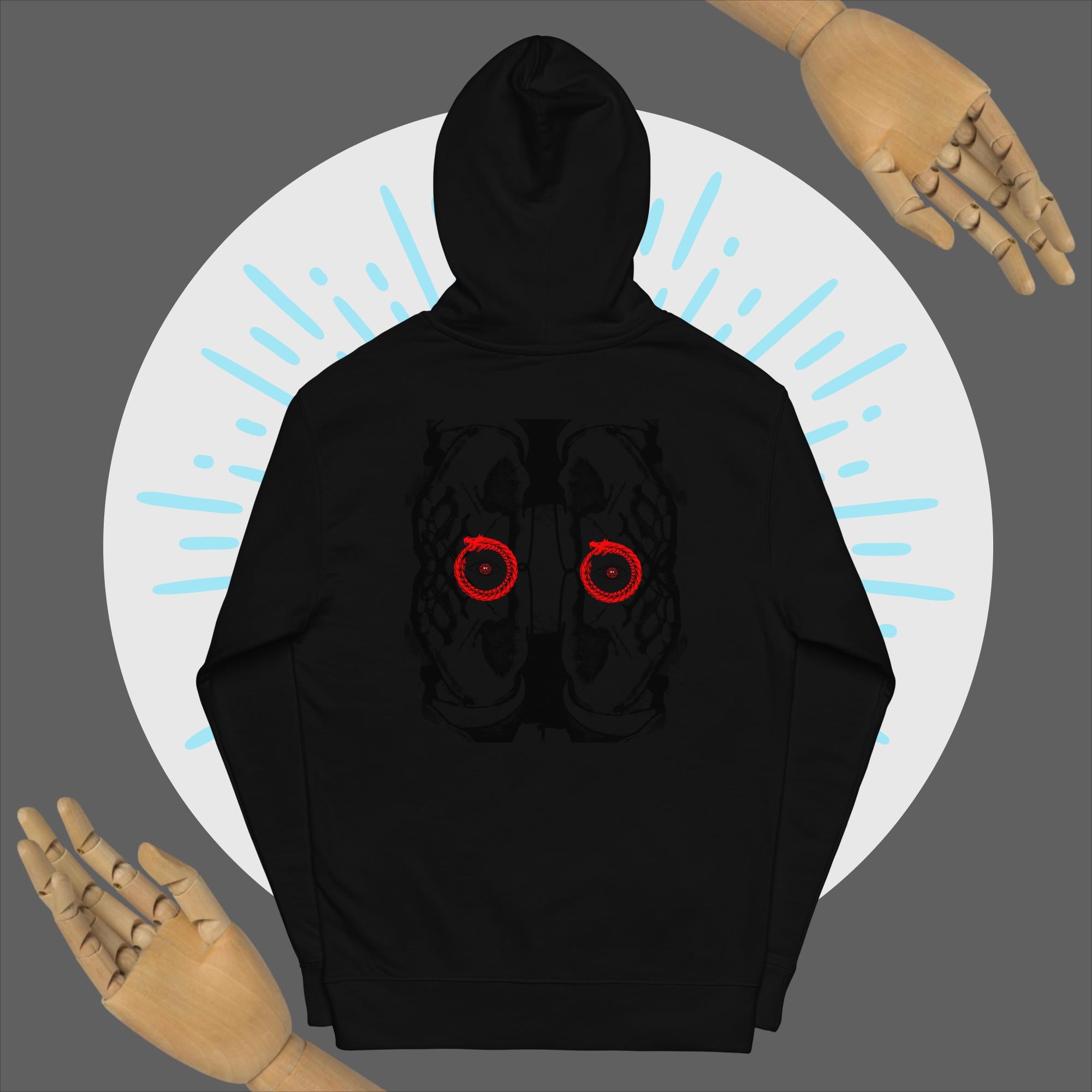 Red ouroboros midweight hoodie