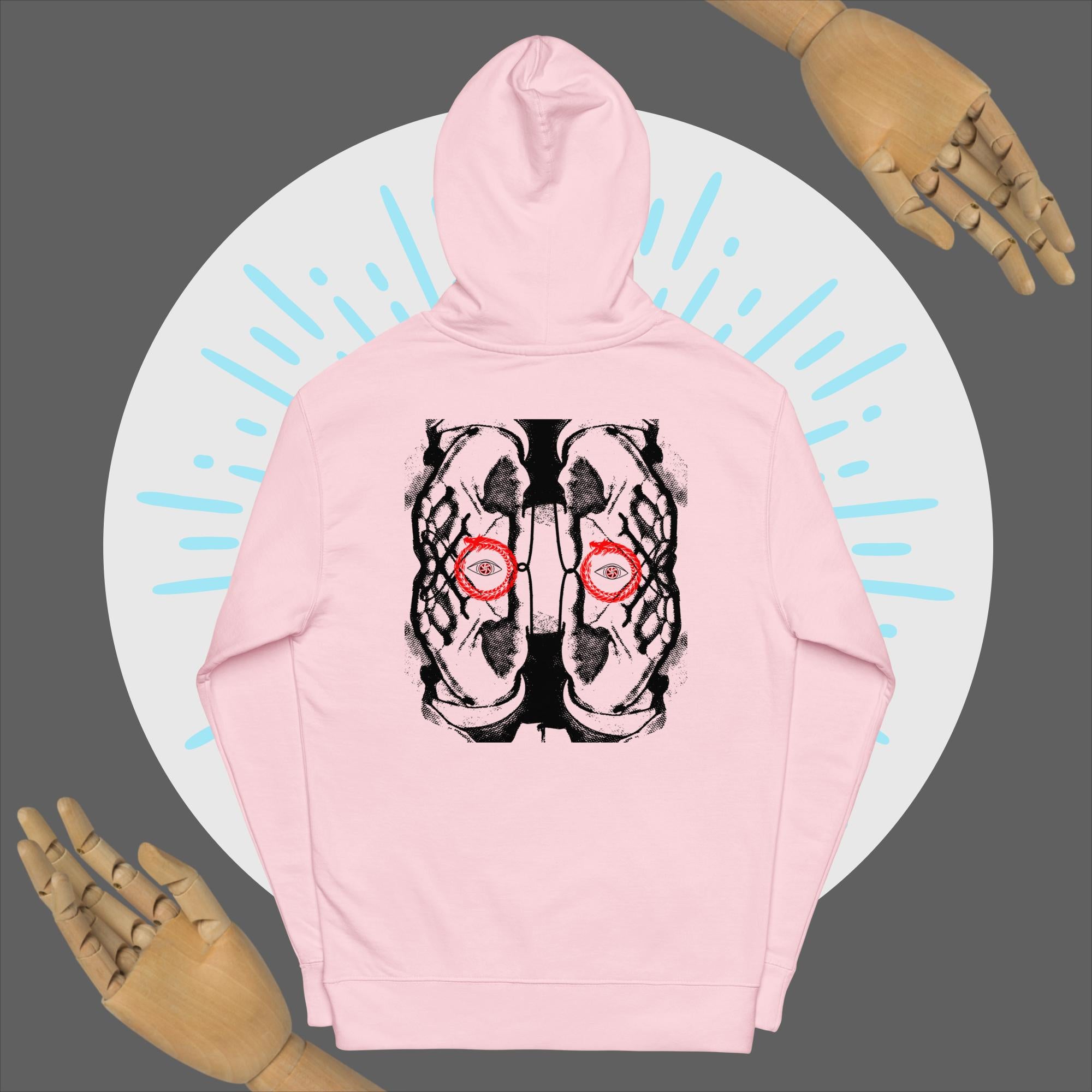 Red ouroboros midweight hoodie
