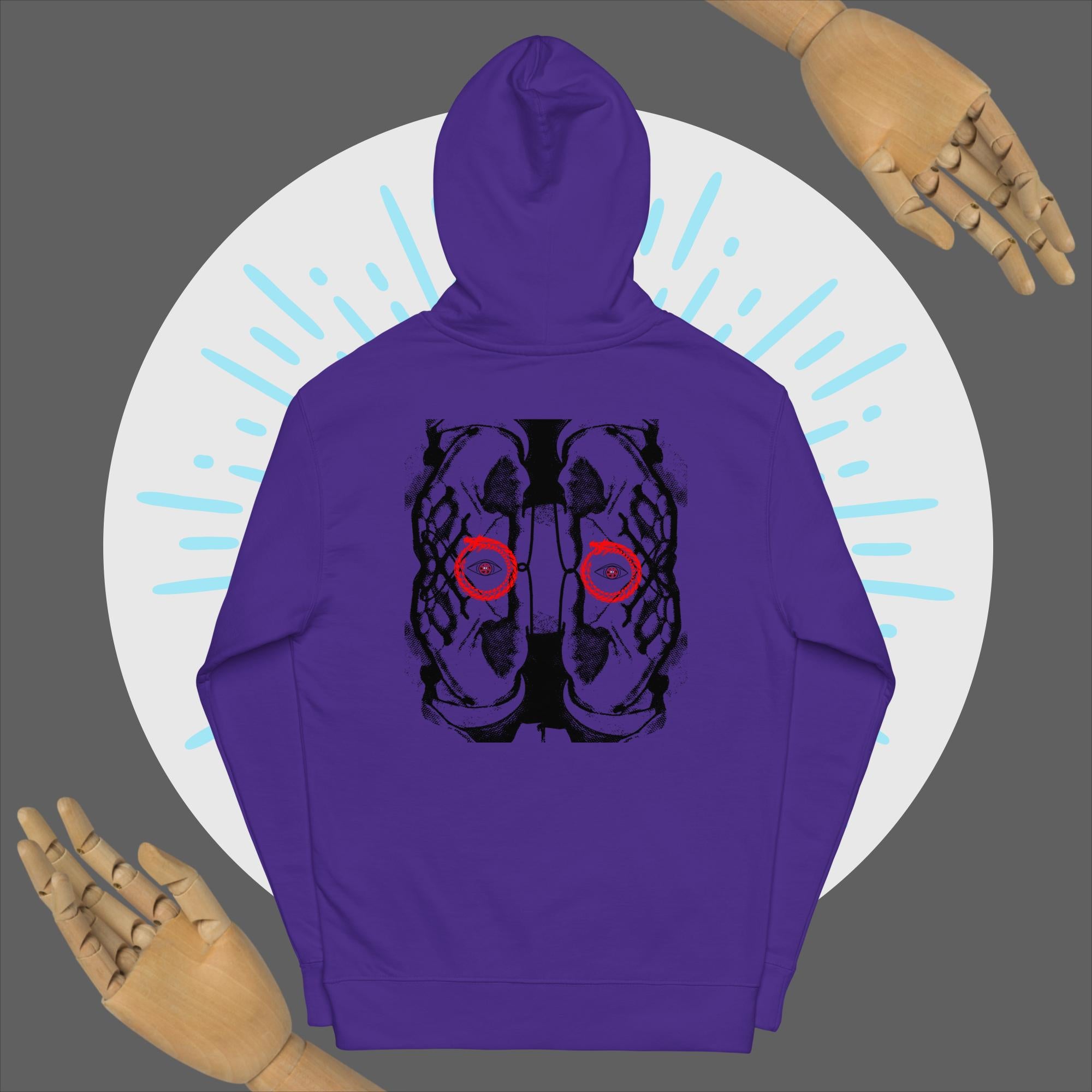Red ouroboros midweight hoodie